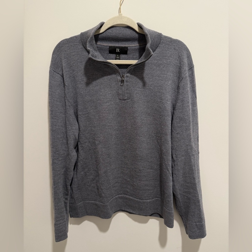 Banana Republic 100% Merino Wool 1/4 Zip